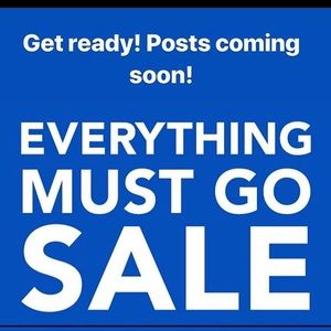 Sale ! Everything must Go ❤️💙❤️